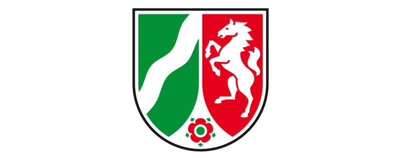 Das Logo des Bundeslandes Nordrhein-Westfalen